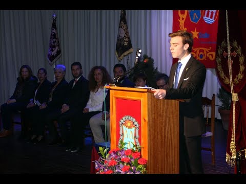 2019-04-02 PREGÓN DEL ESTUDIANTE COFRADE A CARGO DE MIGUEL GÓMEZ DURÁN