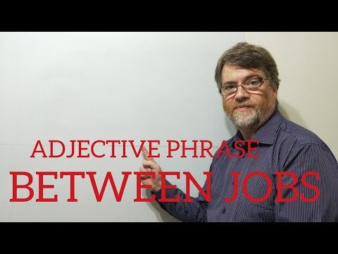 英語家庭教師ニックP形容詞句(18)仕事の合間に (English Tutor Nick P Adjective Phrase (18) Between Jobs)