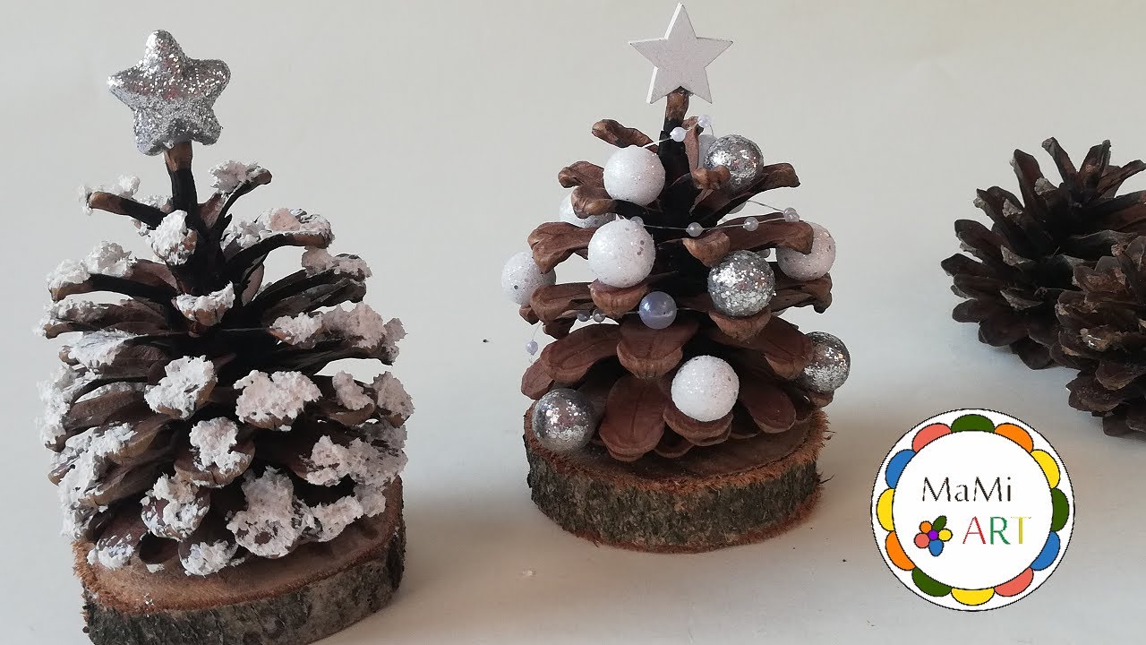 5 NIESAMOWITYCH POMYSŁÓW NA SZYBKIE OZDOBY ŚWIĄTECZNE Z SZYSZEK