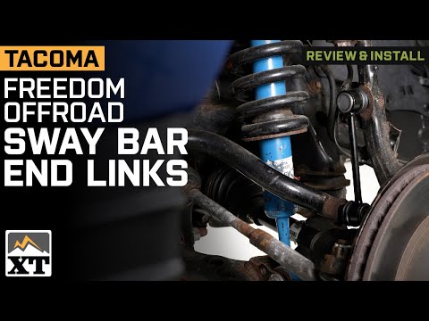 2005-2023 Tacoma Freedom Offroad Extended Front Sway Bar End links Review & Install