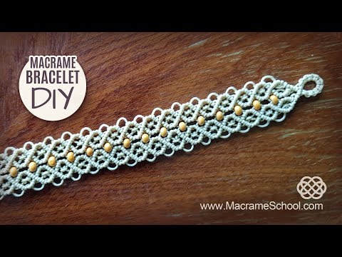 Spiral Macrame Patterns DIY Macrame Spiral Bracelets