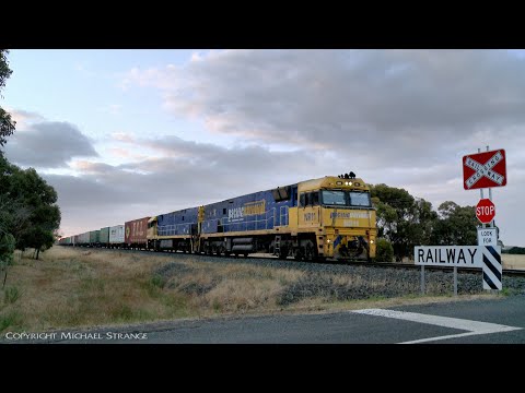 1PM5 Pacific National Container Freight Train (22/12/2021) - PoathTV Australian Railways