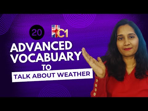Boost Your VOCABULARY with 20 Essential Weather Words (C LEVEL)
