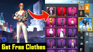 How to get Free clothes in pubg mobile lite Permanent Outfit | how to get free dress in pubg lite
