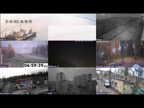 #Ukraine #Russia #Live 24/7 CCTV Audio Kerch Kharkiv Kharkov Donetsk Crimea Sevastopol Belarus Kyiv