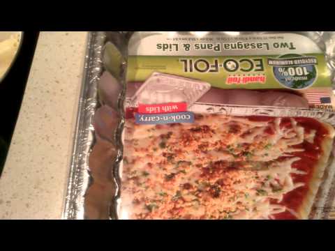Lasagna w/ground beef & spinach * italian sausage,