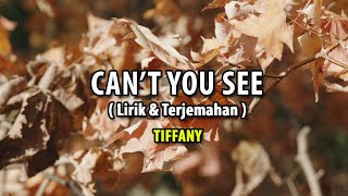 Can't you see - Tiffany (lyrics)