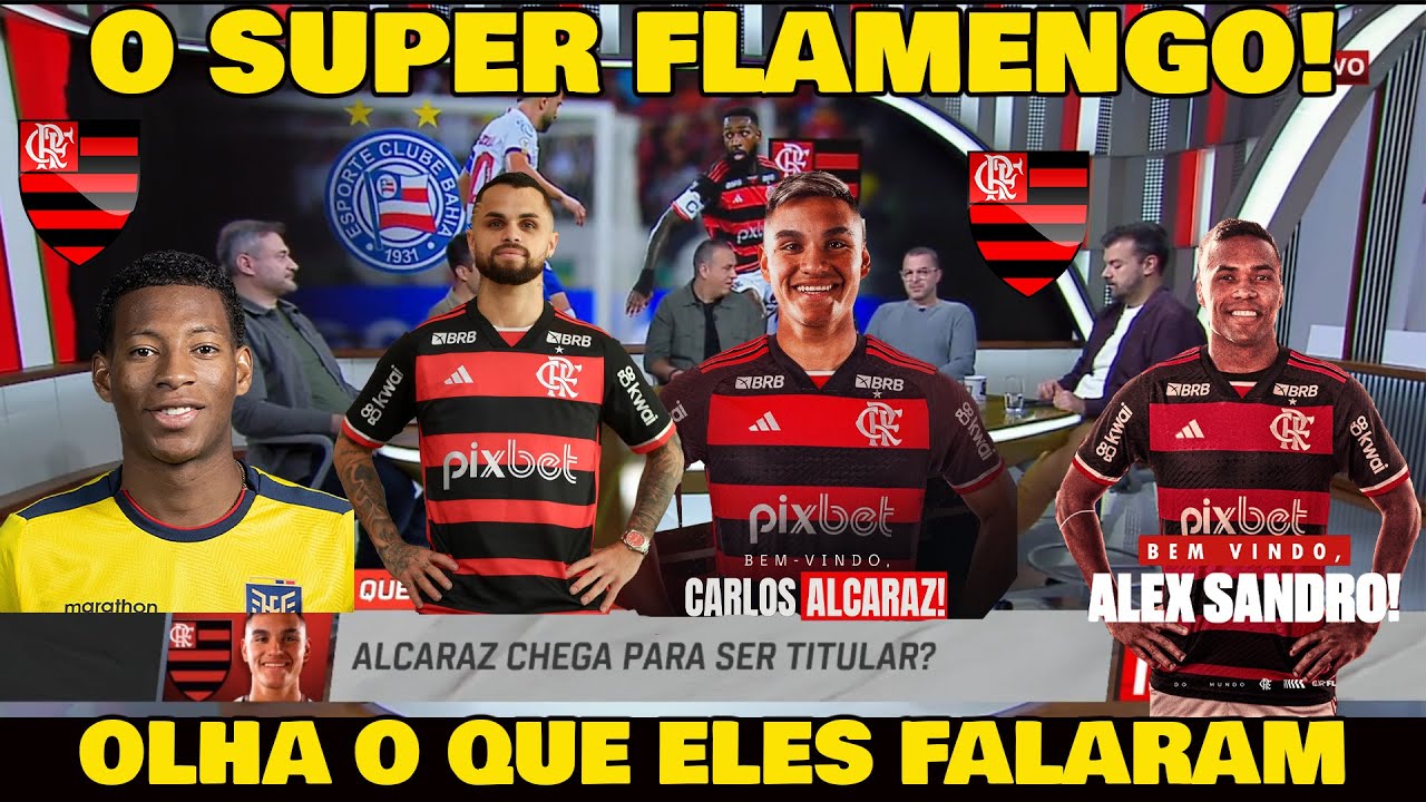 ALCARAZ MANDOU RECADO PARA NAÇÃO! IMPRENSA ASSUSTADA COM O SUPER FLAMENGO!