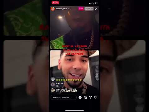Anuel y rochy rd  llaman lambon al alfa y demagogo live completo #anuelaa #yailin #rochiRd