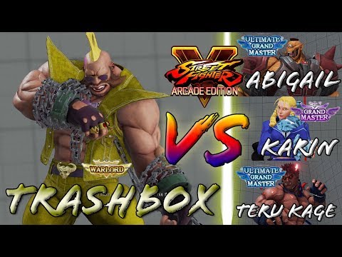 SFV AE 👊🏻 TrashBox (BIRDIE) vs ABIGAIL & KARIN & teru (KAGE)