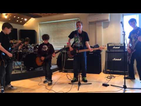 Shadow Moses cover being practiced at Newbury Rock School. Kids age 10 to 16.