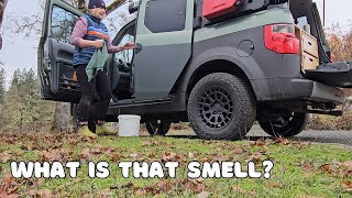 My SUV Stinks! Where is that smell coming from? 3 Years of Living on the Road Out of a Honda Element