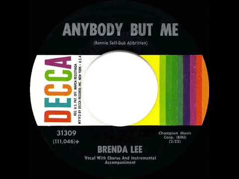 1961 HITS ARCHIVE: Anybody But Me - Brenda Lee