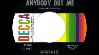 1961 HITS ARCHIVE: Anybody But Me - Brenda Lee