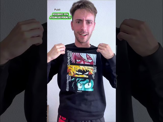 Vídeo relacionado con the Fan Tee Sudadera Adulto Sin Capucha de Hombre Dibujos Animados Varias DA Manga, Gamer, Friki, Cultura Japonesa 127 L