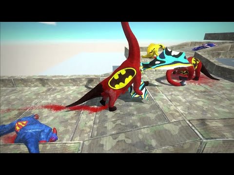 DEATH CLIMB MOUNTAIN vs SUPERMAN SPINOSAURUS TEAM - ARBS5