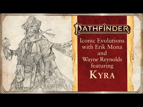 Iconic Evolution: Kyra with Erik Mona and Wayne Reynolds