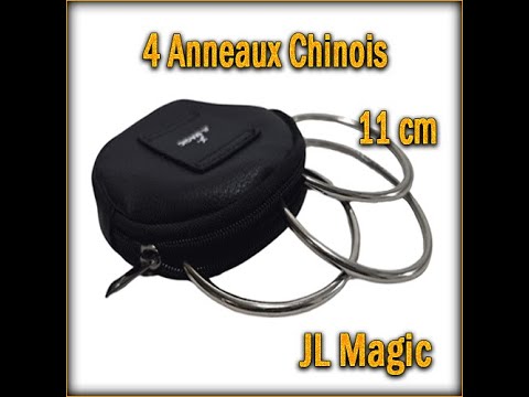Voir la vidéo 4 Anneaux Chinois Pochette - JL Magic