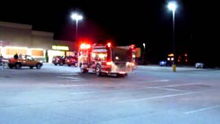 preview picture of video 'Blue Ridge, VA - Commercial Structure Fire - Food Lion - Onscene - 9/17/14'