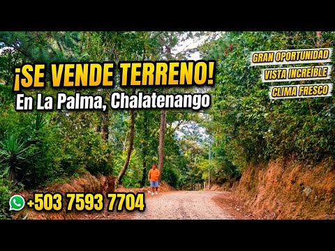 Se vende bonita propiedad en la palma chalatenago 
