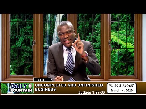 DAILY FOUNTAIN DEVOTIONAL FOR MARCH 4, 2020 - CHUKWUEBUKA EJECKAM