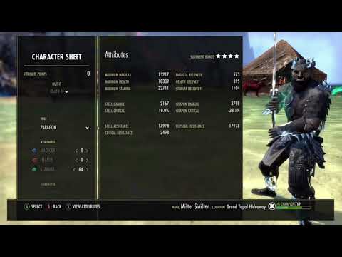 ESO stamina warden medium armor PVP build dragon bones