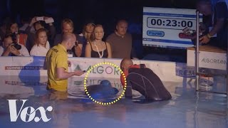 How one man held his breath for 23 minutes