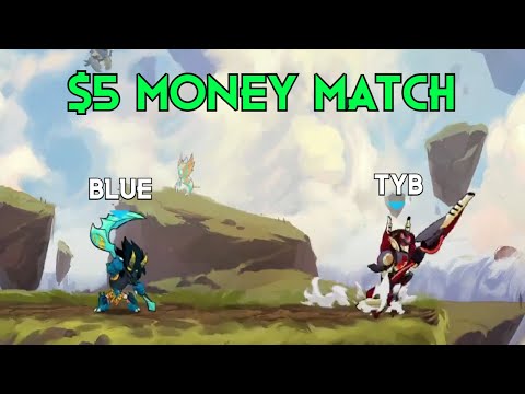 AyoBlue vs Tybvalid - $5 Money Match - Pro Brawlhalla - 2022 - NA - Brawlhalla Show Match #215