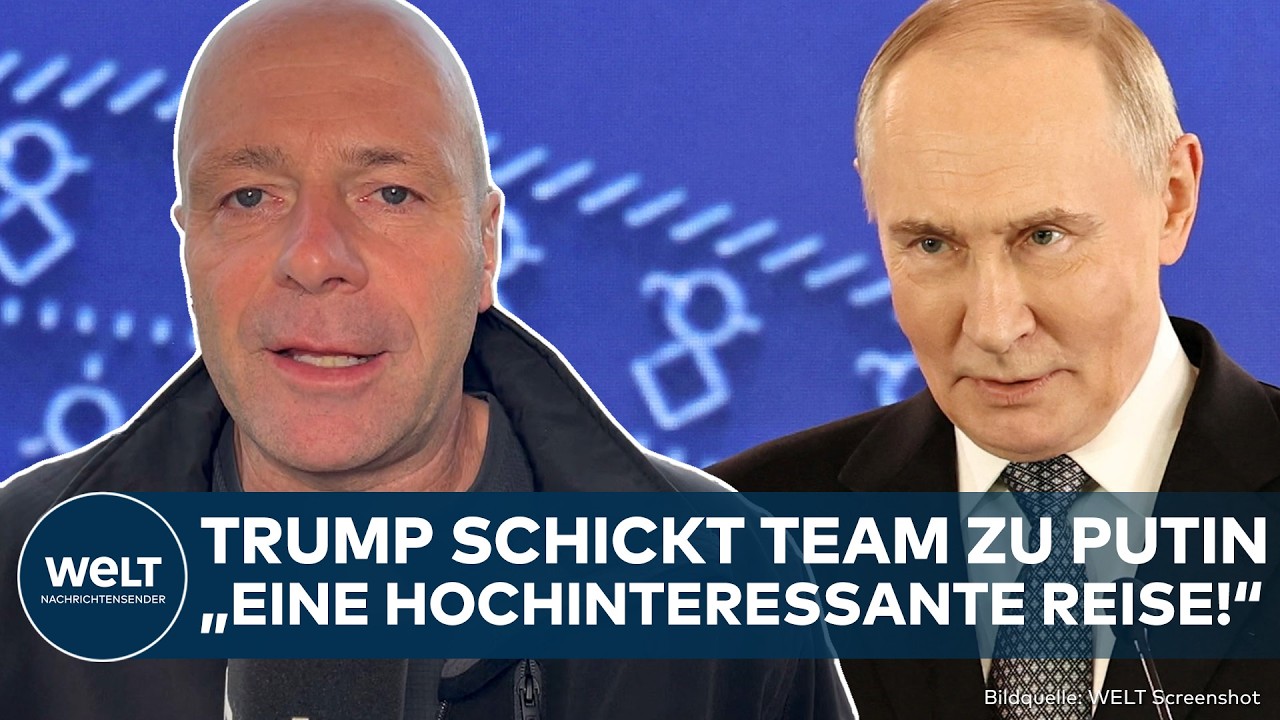 UKRAINE-KRIEG: Donnerschlag! Trump prescht vor! USA schicken Verhandler mit Plan zu Putin