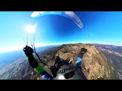Flying from Kovk to Lijak, Sabotin | Paragliding Hyperlapse