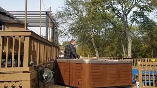 Moving Spa 7' How To Move Four Winds Hot Tub Off Deck By Myself