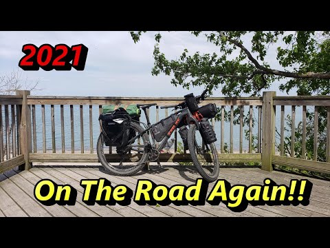 Bikepacing Across Canada 2021. And so it begins!! Maitland camp to Kincardine video 1