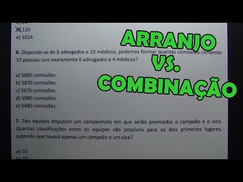 , title : 'ANÁLISE COMBINATÓRIA - 8 QUESTÕES CONCURSO'