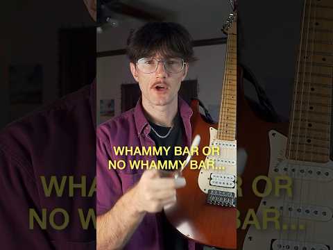 Whammy bar or no whammy bar?… #guitarist #guitar #guitartalk #guitartech #beginnerguitar