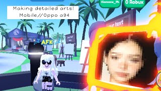 How to make a pixelated picture on starving artists.(Phone//Roblox)