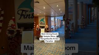 Have dinner with us aboard Margaritaville at Sea Paradise! #cruise #margaritavilleatsea #foodie
