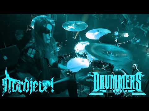 NORDJEVEL-Within The Eyes. Nils "DOMINATOR" Fjellström . Live in Poland 2024 (Drum Cam)