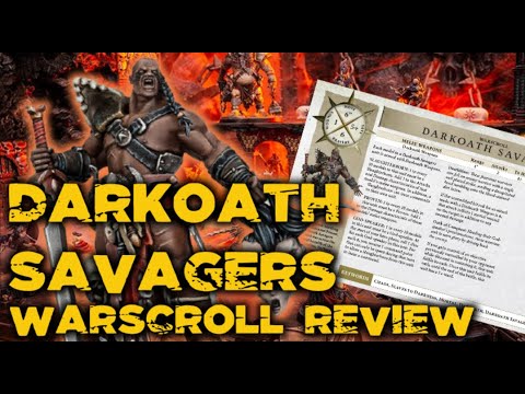 DARKOATH SAVAGERS! WARSCROLL REVIEW Warhammer Age of Sigmar