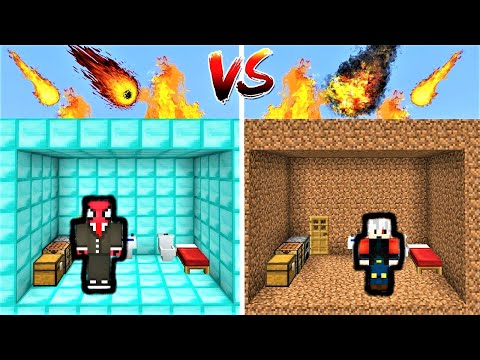 1$ THEMURAT SIĞINAK VS 1000$ FERİTED SIĞINAK - Minecraft