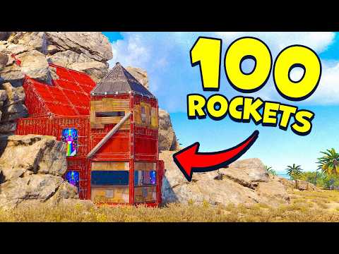 NEW GOD ROCK BASE [ 100 ROCKETS ] - rust base design