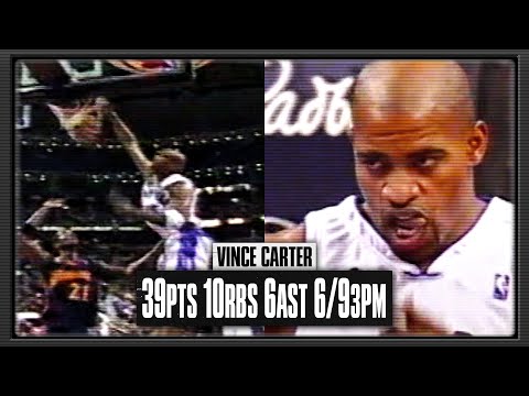 Vince Carter Absolutely DESTROYS The Warriors | November 7th 2001