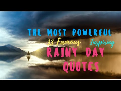All The Most Inspirational 33 Quotes about Rainy Days/ All Funniest Inspirational Sayings*