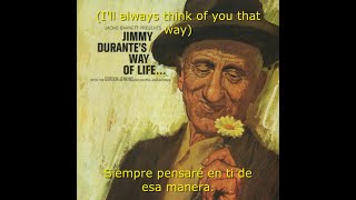 Jimmy Durante   i&#39;ll be seeing you Subtirulado en Español e Ingles
