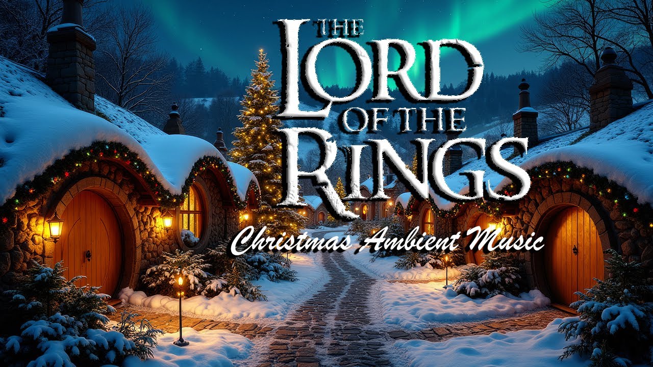 🎄✨ The Shire at Christmas ❄️ | Cozy Hobbit Holiday Music 🌌🎶