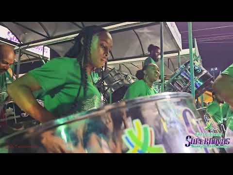 First Citizens Supernovas Steel Orchestra last runthrough before performing in Panorama Semifinals. 