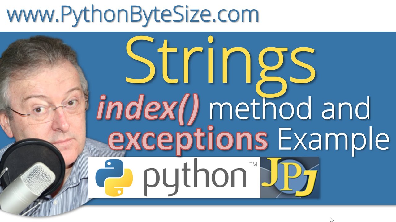 The Python index() method and exceptions