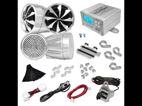 Review on the Pyle PLMCA98 Motorcycle Stereo System Kit