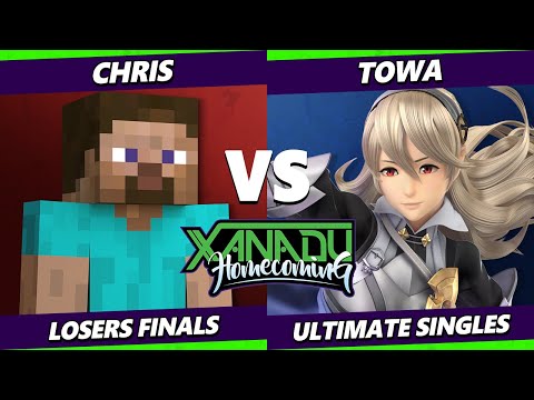 Xanadu Homecoming LOSERS FINALS - Chris (Steve) Vs. Towa (Corrin) Smash Ultimate - SSBU