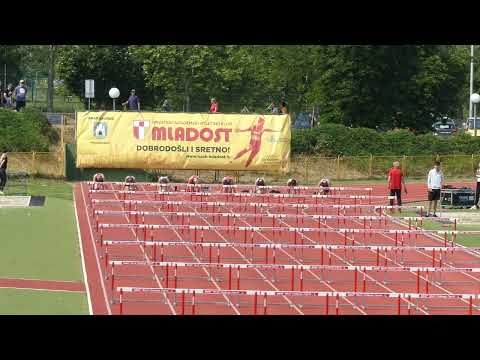 100 m prepone - Juniorke - skupina 2/2