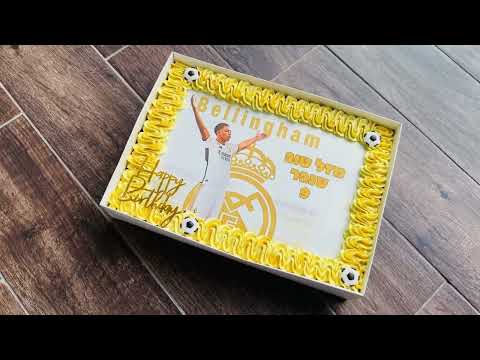 עוגת גן כדורגל ריאל מדריד - תמונה מהסרטון
